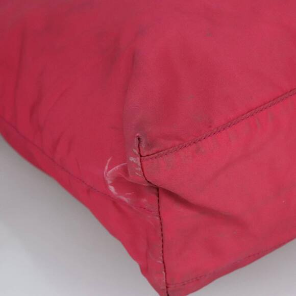 Prada Tote Bag Nylon Pink Gold Auth #155974P18B - Picture 9 of 15